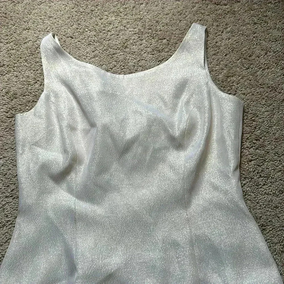 Vintage Marie t Claire formal dress size 4 with matching jacket embroidered - Picture 7 of 9